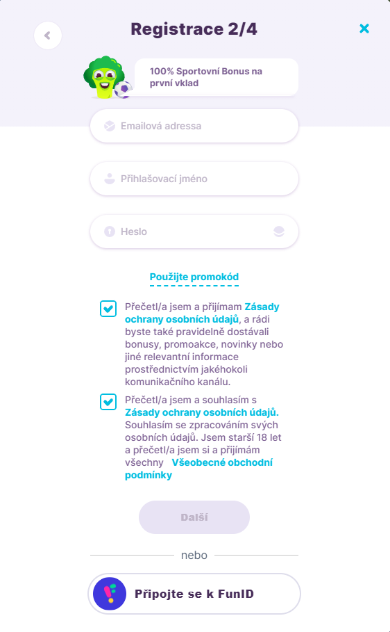 Nomini registrace 2/4