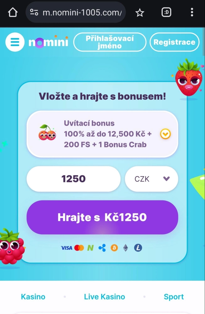 Nomini casino v mobilu